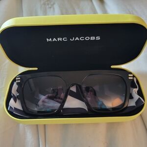 Marc Jacobs Black Sunglasses with Yellow Case